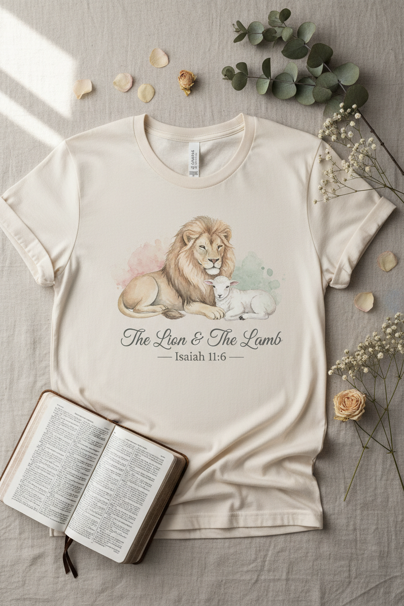 KAIROS Lion & Lamb – Watercolor